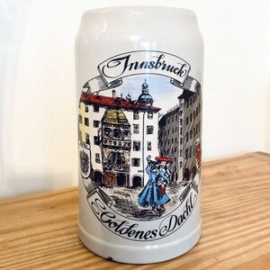 VTG Innsbruck, Austria Goldenes Dacht Beer Stein